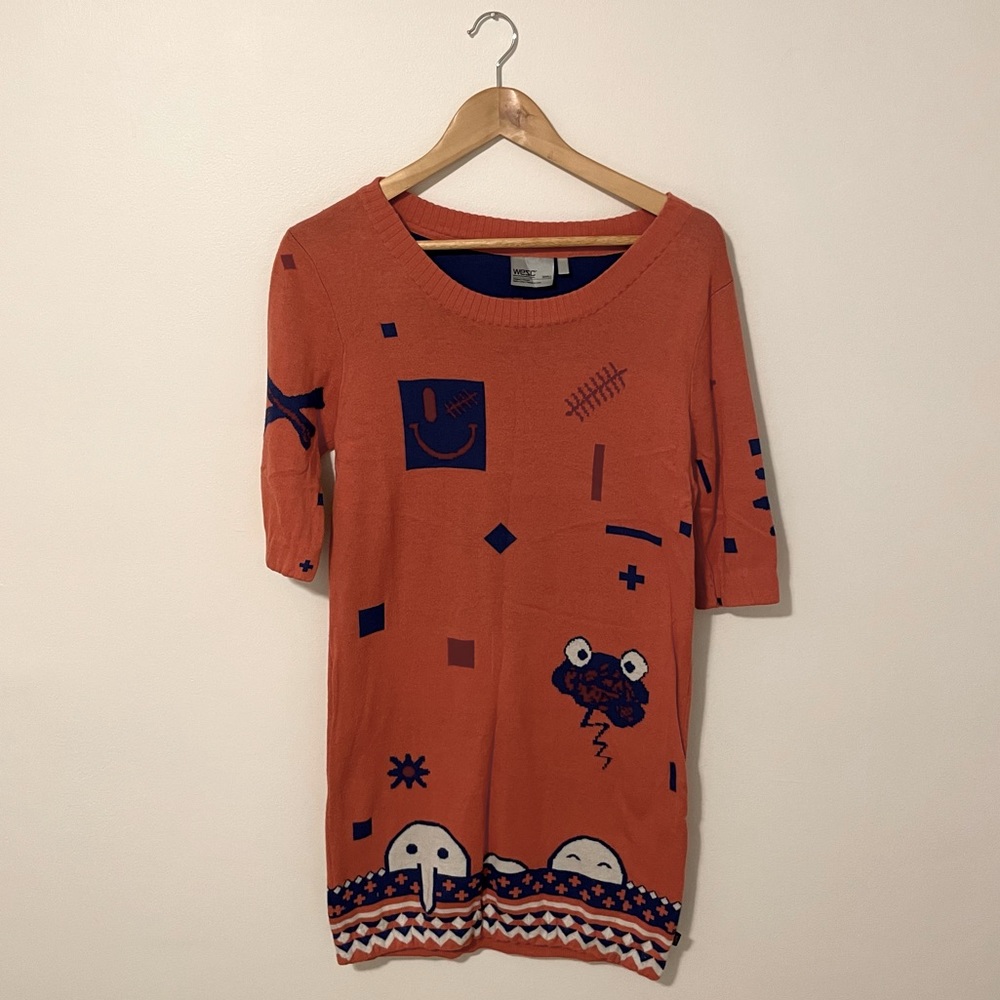 WESC Short Sleeved Sweater Dress